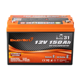 12V 150Ah Enjoybot LiFePO4 Lithium Battery | Group 31