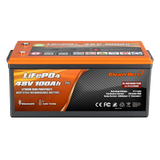 48V 100AH Plus Enjoybot LiFePO4 Lithium Battery | Group 8D | 200A BMS